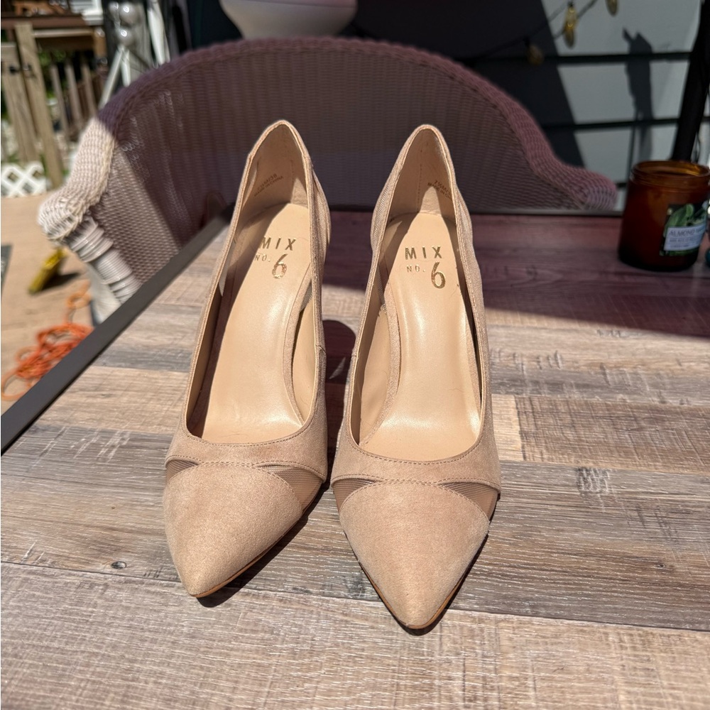 Mix No. 6 Tan Stiletto Heels